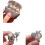 Clip d'oreille papillon en strass scintillants,-Célibataire 3
