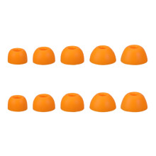Embouts d'oreille en Silicone pour écouteurs sans fil-Orange
