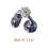 Fleur de cristal rotative, accessoire pour-Une paire deux 6