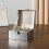 Elegant Stylish Watch Display Box Case Clear Lid Dust-Silver 5