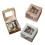 Elegant Stylish Watch Display Box Case Clear Lid Dust-Silver 3