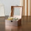 Elegant Stylish Watch Display Box Case Clear Lid Dust-Silver 7