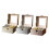 Elegant Stylish Watch Display Box Case Clear Lid Dust-Silver 2