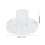 Transparent Acrylic Accessory Tray, Security Notch Bobbin Winding Guide for Seamless Threading, Top Load Bobbins Storage System with Stable Base, 8