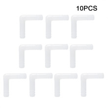 Plastic Barb Connector for Air Systems, Easy to Use Durable 90 Degree Elbow Hose Barb with Air Tube Bend Head, Resistant to Most Strong Inorganic