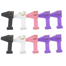 10pcs Nail Art Positioning Clips for Gel – Precise Manicure Retaining Tool 6.8x4.3cm White