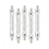 5 Pack R7s 118mm 300w 230v,r7s Halogen Linear Light Bulb, Dimmable Halogen Lamp compatible Construction Wo 1