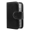 14-day pillbox/vitamin box, 28 compartments, high-quality double-sided white artificial leather pillbox (black). 1