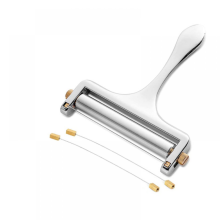 Heavy Duty Stainless Steel Cheese Slicers Premium Adjustable Thickness Cheese Slicer 2 Extra Wires