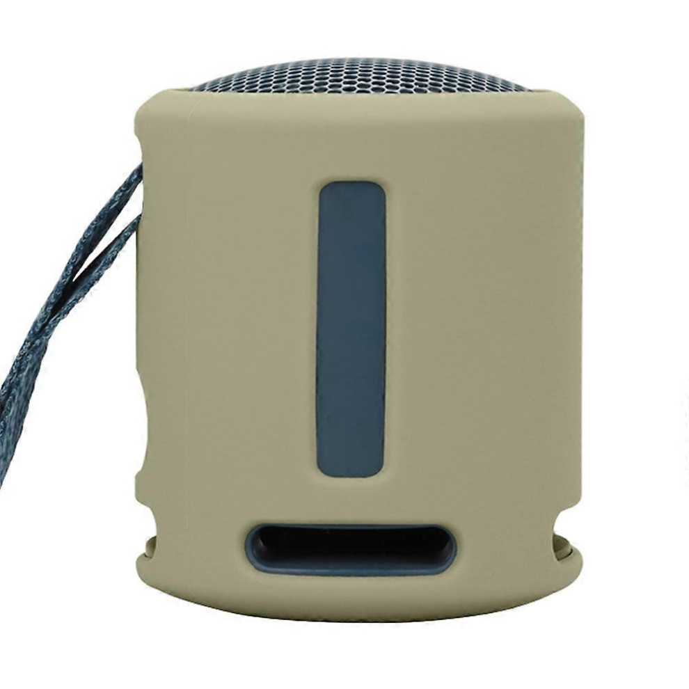 (Taupe)Compatible With Sony Srs-Xb13 Portable Speaker Sleeve Silicone Case Protective Cover-Taupe 9055112653881
