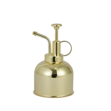 Water Mist Spray Bottle 300 ML,Decorative Plant Sprayer with Pump,Polished Brass-Good