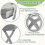 Adjustable soft protective helmet, breathable head safety helmet suitable for the elderly, compatible with adjustable padding design. 4