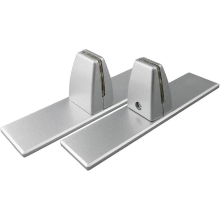 Sneeze protector clip with stable independent support base, detachable clip, desk divider clip, compatible with acrylic protective cover, heavy-duty.