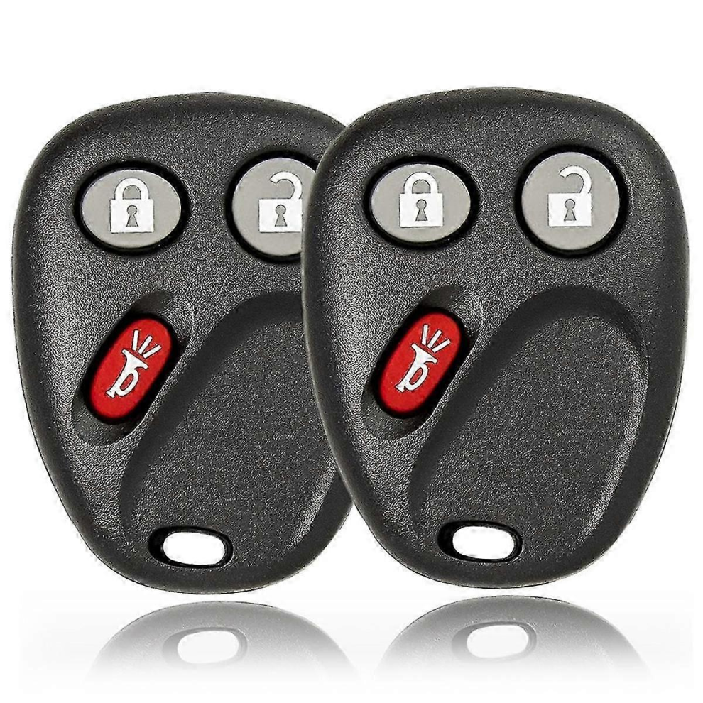 Lhj011 Keyless Entry Remote For Chevrolet Silverado Tahoe Suburban Gmc Sierra Yukon Hummer H2 Cadillac Escalade - Two-Piece Set 5996097933961