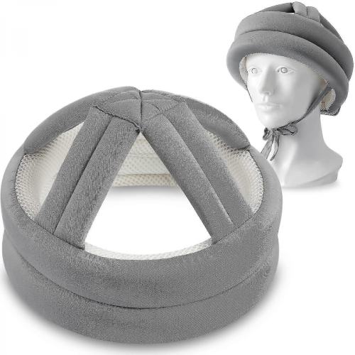 Adjustable soft protective helmet, breathable head safety helmet suitable for the elderly, compatible with adjustable padding design.