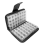 14-day pillbox/vitamin box, 28 compartments, high-quality double-sided white artificial leather pillbox (black). 2