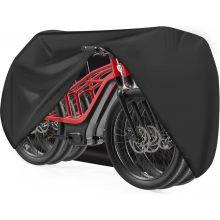 Fietshoes geschikt voor 2 of 3 fietsen, waterdichte fietshoes voor buiten, beschermt tegen regen, zon, UV-straling, stof en wind, met slotga