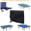 Waterproof ping pong table cover 165x70x185cm Black 5