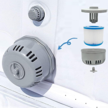 The hot tub filter housing is compatible with Lay Z V1 S1 and spa tub accessories S12275413.