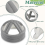Adjustable soft protective helmet, breathable head safety helmet suitable for the elderly, compatible with adjustable padding design. 3