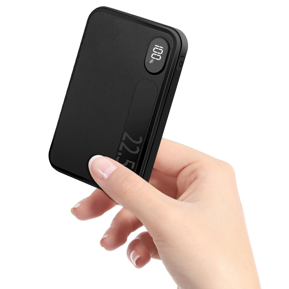10000Mah, 22.5W Portable Power Bank With Fast Charging (Pd3.0, Qc3.0), Usb-C Input And Output, And A Small Power Bank With A Display Screen. 5996097937105