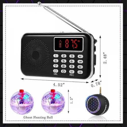 A supernatural device kit containing 2 LED cat balls and 1 supernatural speaker. 2