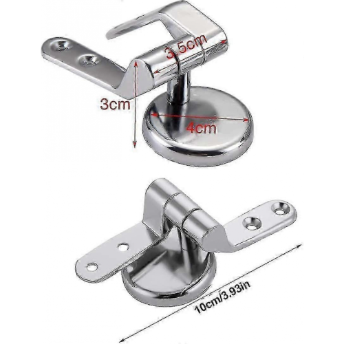 Edelstahl-WC-Sitzscharniere, kompatibel mit Ersatz 2