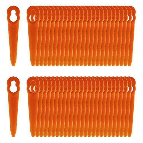 Conjunto de 100 lâminas de corte em ABS compatíveis com STIHL Polycut 2-2 para cortadores de grama. 1