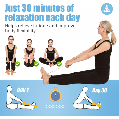 Stretching Strap Compatible with Exercise Gymnastics ComCompatible withtable Band Women Men 2
