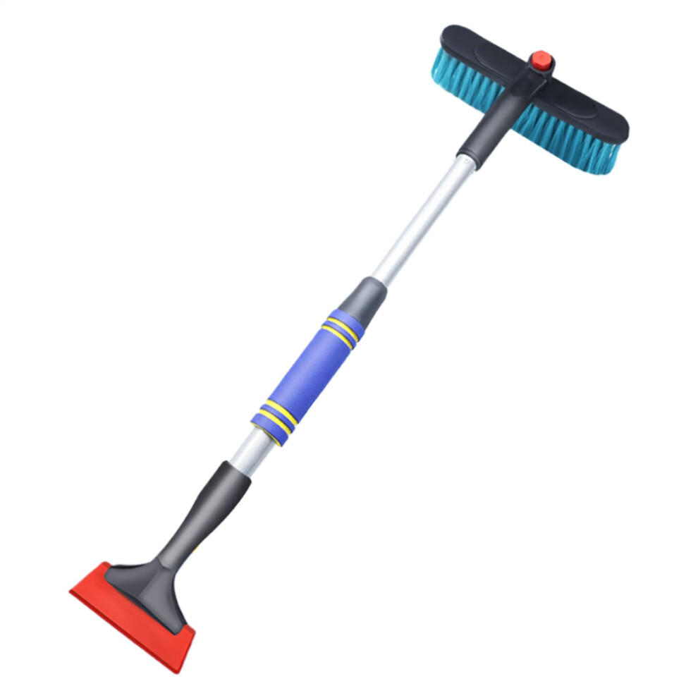 Car Snow Shovel 360 Rotating Snow Brush Ice Scraper 2 In 1 Ergonomic Grip For Car Suv Truck 9365369647718