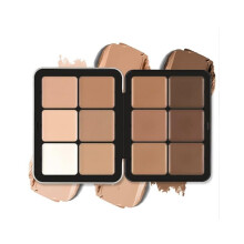 Dark Brown Concealer and Blush Palette for Flawless Coverage and LongLasting Wear