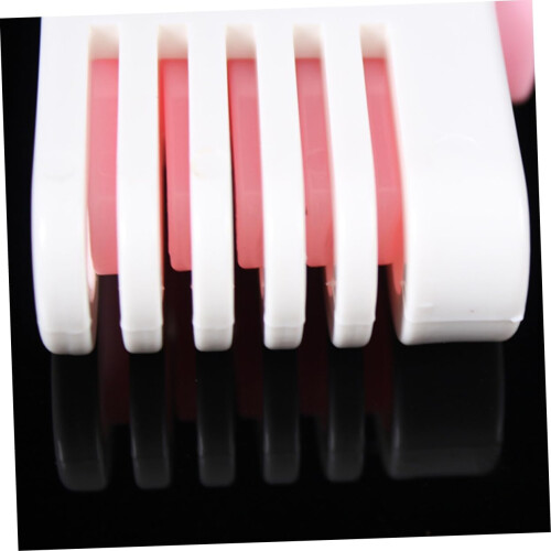 Cake Layer Leveler Set 12pcs Adjustable Bread Cutting Clamp Portable Easy Clean Pink Medium 1