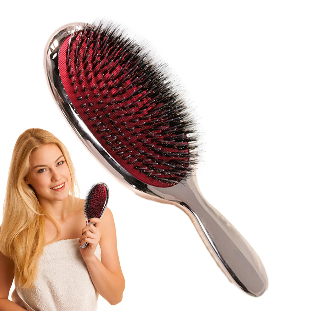 Detangling Hair Brush with Vented Bristles for Fast Blowdrying, Gentle Scalp Massage, All Hair Types
