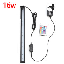Lumières LED RGB à luminosité réglable pour aquarium, étanches IP68, submersibles, avec télécommande, ultra-lumineuses et couleurs changeantes.