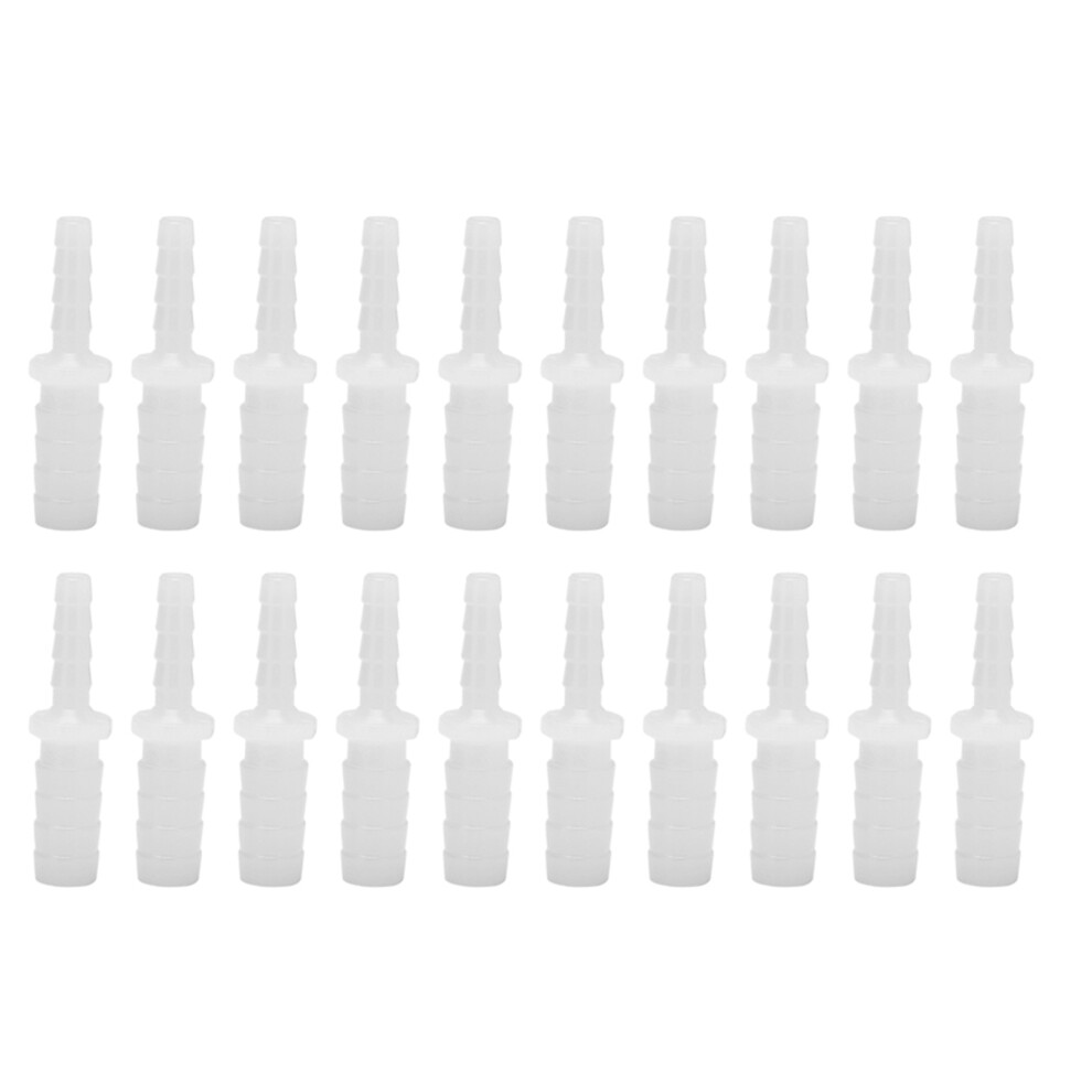 Barbed Reducing Union Adapter Plastic Hose Barb Reducer Fitting Splicer Mender Joint Fitting High Strength Corrosion Resistant Smooth Surface Inner 9009791458763