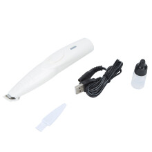 Aparador de pelos elétrico para patas de cães e gatos, recarregável e silencioso, ferramenta profissional para um corte preciso.
