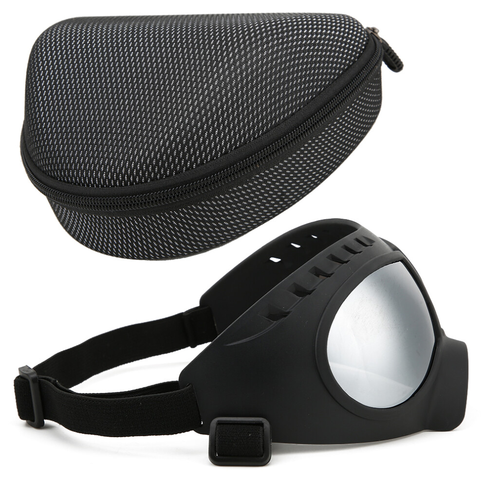 Anti Shock Design Eyewear Case With Soft Interior Protection, Portable Hard Shell Sunglasses Box Featuring Zipper Closure