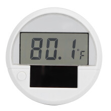 Termómetro digital flotante para piscinas con diseño de energía solar, gran pantalla LCD retroiluminada para baños de hielo, spas y jacuzzis,