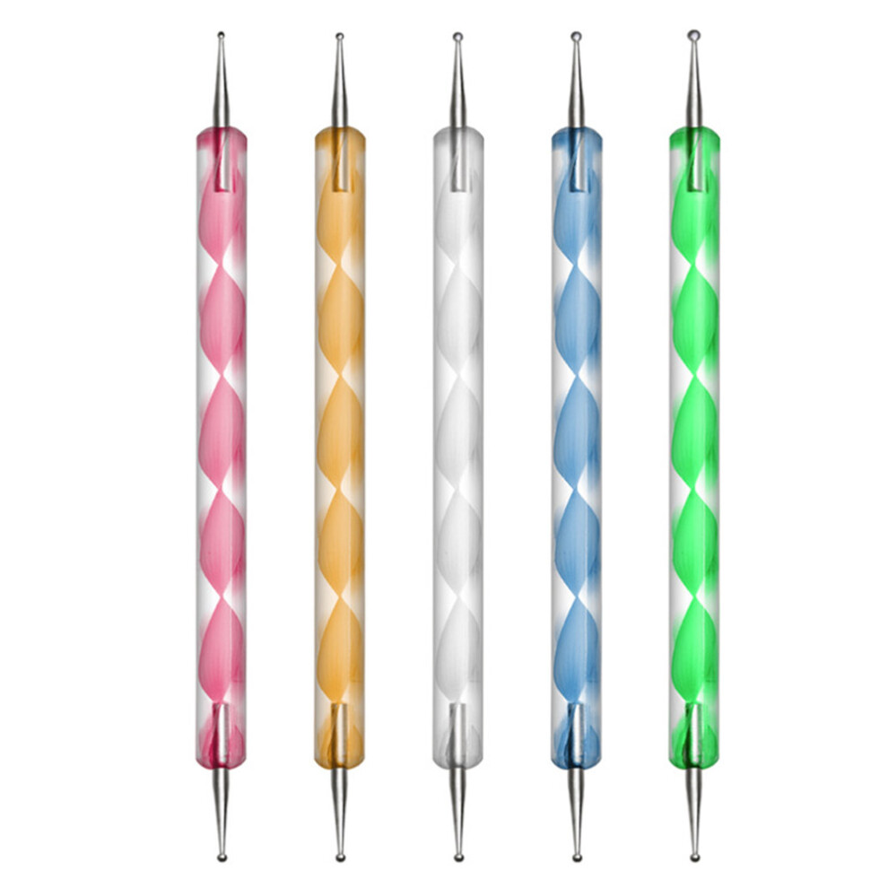 Professional Nail Art Kits, Creative Painting Brushes Set, Innovative Double-Ended Dotting Pens, For Unparalleled Nail Art Experiences, 5Pcs