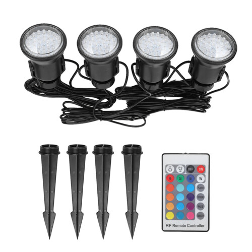 LED φώτα λίμνης υποβρύχια RGB με αλλαγή χρώματος προβολέα IP68 αδιάβροχα υποβρύχια 2