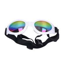 Foldable Design Dog Goggles for Outdoor Use, Pet Glasses with Comfortable Lens and Foam Padding, Dog Sunglasses with Windproof and Adjustable Straps f