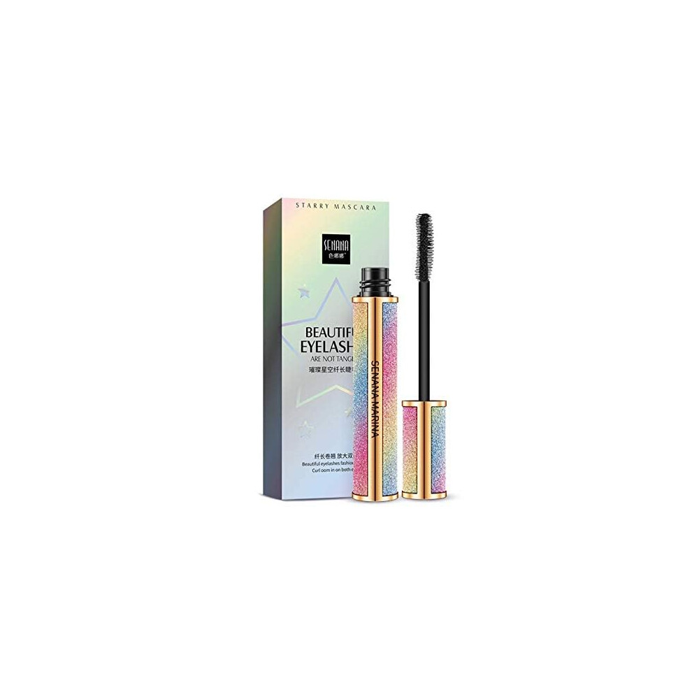 Black Waterproof Fiber Lash Mascara Â Instant Volume Boost, Lengthening Formula, Clump