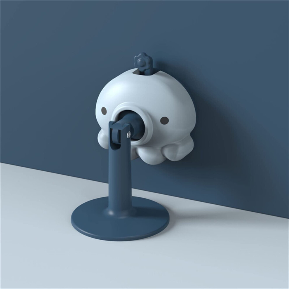 Silicone Door Stopper Punch Noise Reduction Anticollision Wall Protector Blue 1Pcs 9094768520079