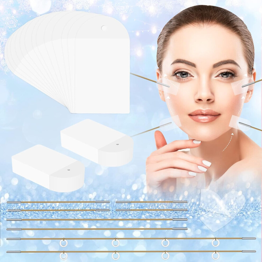 Face Lift Tape Invisible Face Lifter Waterproof Adjustable Rope For Wrinkles And Sagging Skin 60Pcs 9450606942586