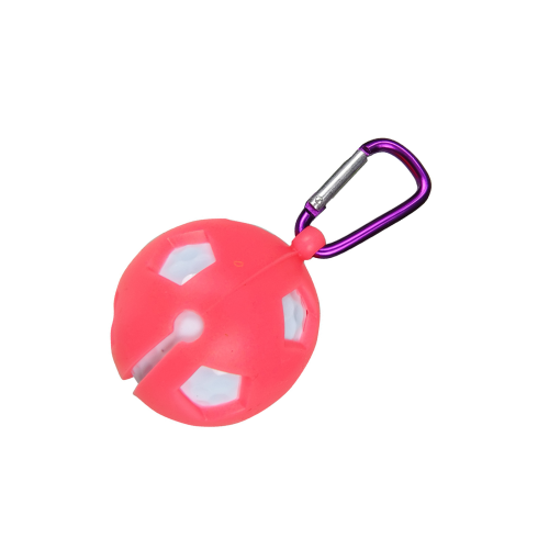 Single Ball Storage Protection Carriers with Aluminum Hook-Red