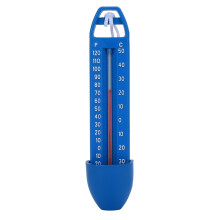 Termómetro sumergible para piscinas con depósito de bolsillo, medidor de temperatura para spas y jacuzzis, lecturas duales en Fahrenheit y Celsius,