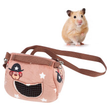 Small Pet Travel Pouch, Pet-friendly Design Hamster Carrier with Reversible and Practical Features, All-season Versatility for Squirrel Hedgehog Guine