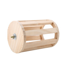 Rabbit Hay Feeder With Wooden Food Manger Build Grass Holder For Small Animals Cage No More Mess Feeding System Dual Purposes Use As Bowl Or Rack Remo