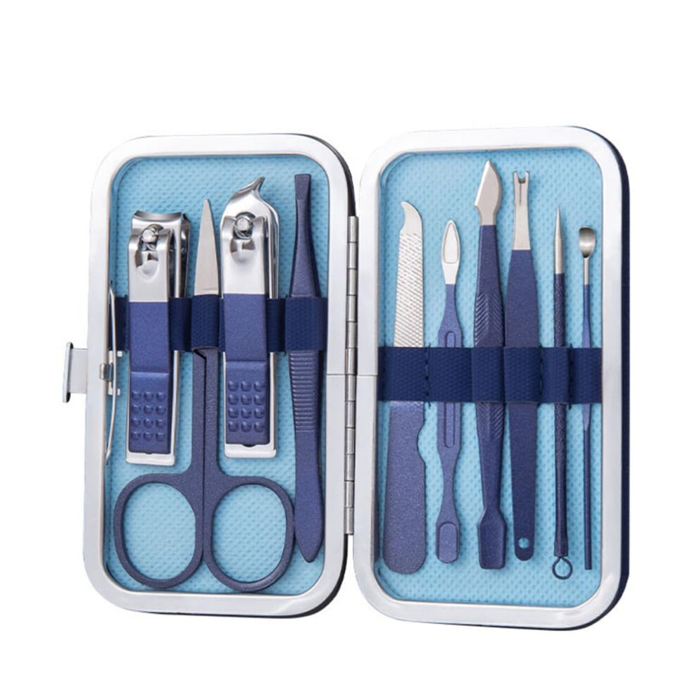 Nail Clippers Set with Ergonomic Cutting Pliers, AllinOne Manicure Pedicure Kit for Travel