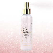 Light Pink Body Glitter Spray with LongLasting Face and Body Shimmer for Festival and Party Use